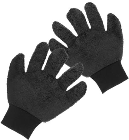 VINTORKY Autowaschhandschuhe Aus Korallenfleece Bequeme Reinigungshandschuhe Für Autooberflächen Kratzfreie Staubhandschuhe Für Fahrzeugpflege Effektive Wasseraufnahme Für Autowäsche