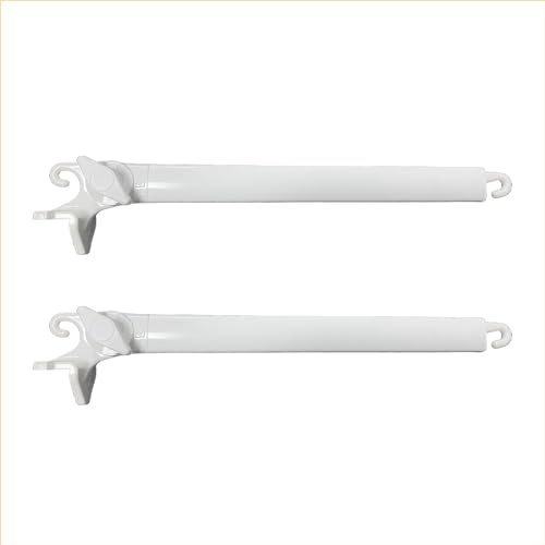 FRAMIG® Coppia Braccetti in Alluminio 50 cm per Tenda da Sole a Caduta | Supporti Regolabili 0-180° da Esterno per Balconi e Finestre | Accessorio Ricambio | 50 cm | Bianco