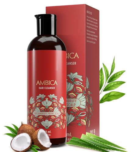 Ambik.a Hair Cleanser | Fights Dandruff & Moisturises Scalp Naturally | With Aloe Vera, Apple Cider Vinegar, Tea Tree Oil & Neem Oil | 200 ml
