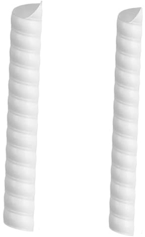 SZLIFE Lot de 2 Manchons de Protection pour Tronc d'arbre, Blanc