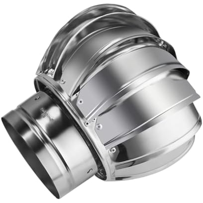 Cappuccio rotante per comignolo, Cappuccio for camino rotante in acciaio inossidabile 304 da 100 a 500 mm(150mm)