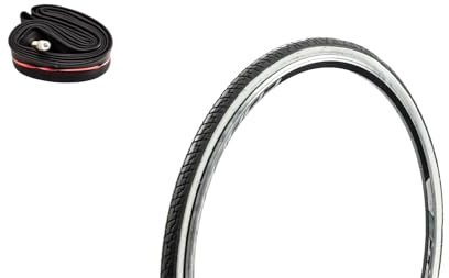 28 Zoll Fahrrad Reifen 28x1 5/8x1 1/4 City Bike 32-622 mit Schlauch AV