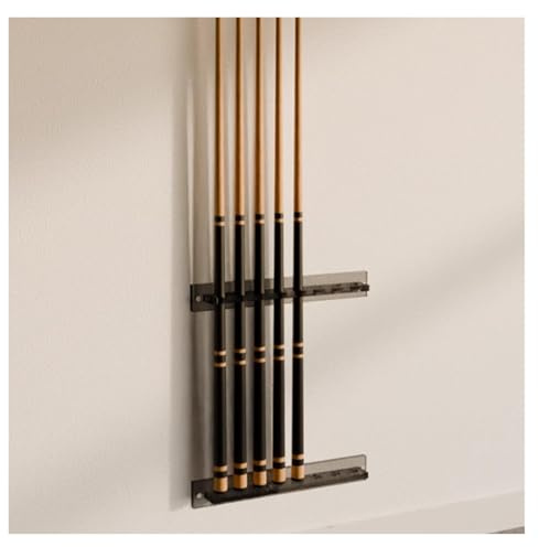 FENGJISUN Golfschläger-Halter Golf Club Stand Acryl Display Clubs Wand Halterung Organizer Pool Queue Lagerung Rack Golfschläger-Organisation(Black)