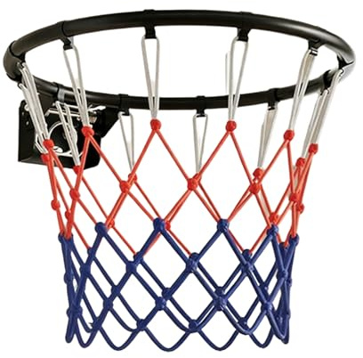 Xalteafe Basketballkorb Mit Wandhalterung,Basketballkorb TüR,Faltbarer Basketballkorb Mit Basketballnetz,Wandhalterung FüR Den Innenbereich Basketballkorb,FüR Drinnen Und DraußEn