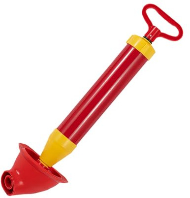 High-Pressure Toilet Plunger, Curved Drain Unblocker Sink Plungers | Rubber & Plastic, Heavy Duty for Fast Unblocking Toilets/Sinks/Showers/Bathtubs