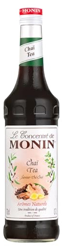 MONIN Der Chai Sirup und Cordial, Cinnamon Falvour, 700 ml | Für Tees, Eislatte und Heißgetränke, veganfreundlich, natürliche Süße für Back- und Barista-Kreationen, Café-Favorit