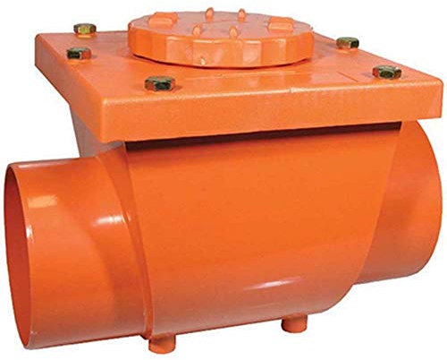 It.Re VALVOLA ANTIRIFLUSSO IN PVC ROSSO - Diam. 100