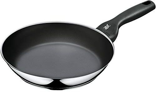 WMF Ceradur Profi Bratpfanne 24 cm Induktion, Cromargan Edelstahl beschichtet, Keramikbeschichtung, Kunststoffgriff