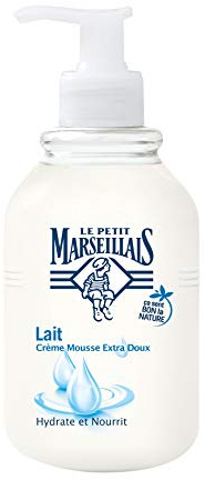 Le Petit Marseillais Handkräm tvål, mjölk, 300 ml