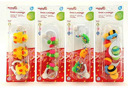Globo Toys Globo – 5135 Vitamina _ G 4 surtidos – Cadena para cochecito de bebé