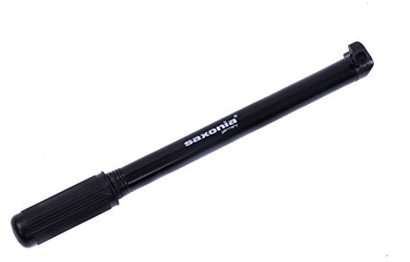 Saxonia PLASTIC 12” TRADITIONAL SHOPPER FOLDER BIKE CYCLE PUMP PUSH FIT CAR VALVE
