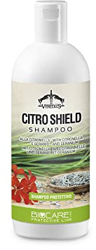 Veredus, Citro Shield Shampoo , Shampoo con azione protettiva alla citronella e geranio - 1 bottiglia da 500ml