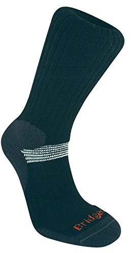 Bridgedale Men's Cross COUNTRY Ski - Merino Endurance Socks, Black, Large