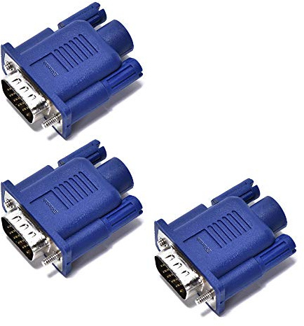 EVanlak Vga Dummy Plug Headless Ghost Functionally Stable Dummy Plug Conductive Performancevga Headless RGB Display Emulator Operating System Boot and Load Resolutions up to 1080p@60Hz-3pack