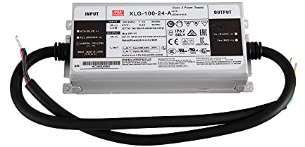 XLG-100-24-A LED Netzteil Trafo Mean Well XLG-100-24-A LED-Trafo, 96 W, 24 V DC, 4000 mA Transformator für LED Beleuchtung