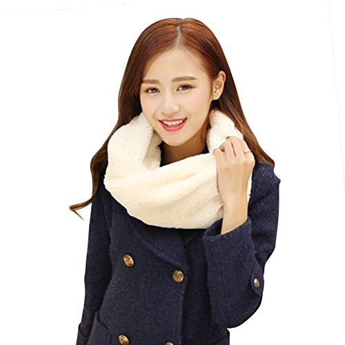 Schlauchschal Unisex Loopschal Elastisch Plüsch Damenschal Rund Weich Rundschal Verdickt Einfarbig Schal Winter Herbst Nackenwärmer Mädchen Junge Winterschal Flauschig Outdoor Alltagsleben