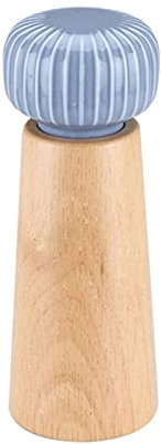 Moulin a Poivre Meuleuse de sel et de poivre - Moulin à peppé de sel et de poivre avec forte meuleuse de céramique réglable Rotor Shakers manuels manuels (173x63mm) Salieres et Poivrieres