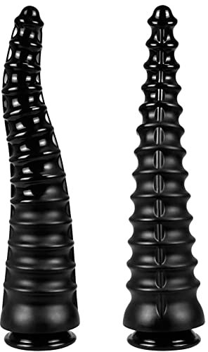 Godemichets Réaliste pour Femme avec Ventouse, avec Ventouse Plugs Anals Sex Toýs Vagin Anal SM, Ventouse Godemiché Pénis Dildo pour Homme et Femme 33 * 7.3cm