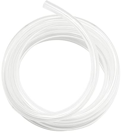 Dcizlont Tuyau en plastique transparent, 12 mm x 15 mm, 5 m, tuyau en PVC pour eau, également pour huile et air, qualité alimentaire
