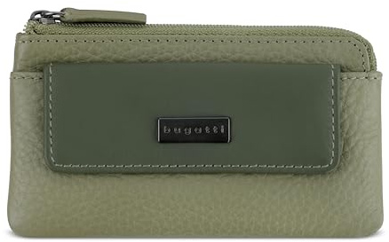 bugatti Sina Schlüsseletui mit 2 Schlüsselringen Leder, Damen-Schlüsselmäppchen