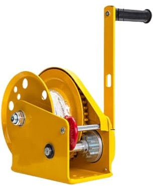 Handwinde, Bidirektionale selbsthemmende Handkurbelwinde, Anhänger Bootswinde 1800 lbs, Selbstsperrende Winde mit 8-Meter Seil und Haken, Leichte und tragbare Winde für ATV Boot Anhänger ( Size : 1200