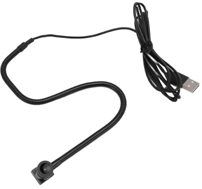 VBESTLIFE Webcam centrale USB 1080p, 2 MP, con messa a fuoco automatica, per PC portatile, microfono integrato per videoconferenze, registrazione, plug & play