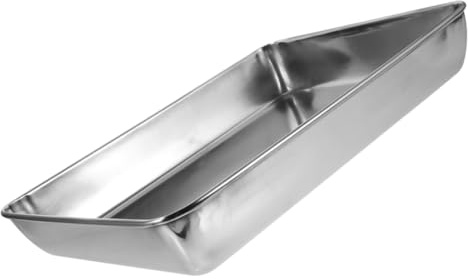 Milisten Edelstahl Vogelbadewanne Für Tauben Und Papageien Mit Tiefem Design Und Glatten Kanten Vogelkäfig Zubehör Für Sichere Haustierpflege