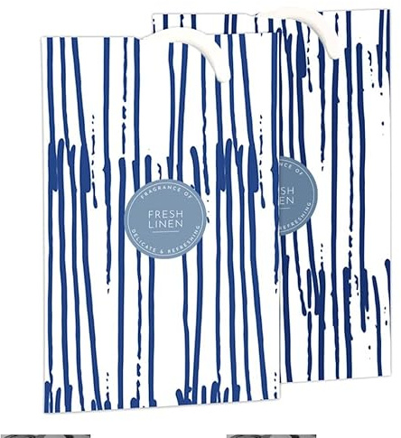 The Master Herbalist LINEN Scented Wardrobe Freshener in a JAPANESE INK PEN Design (Pack of 2)