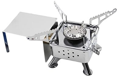 POPETPOP Réchaud De Camping à Gaz Portable Pliable Fourneau Pour Cuisson Extérieure Réchaud De Pique- Avec Clapet Anti-retour