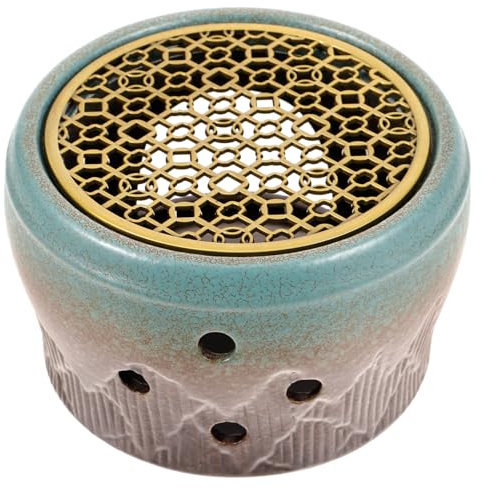 GRIRIW Scaldino Per Teiera Riscaldatore Tealight Vintage Mantenere Tè Accessorio Per Tè e Base