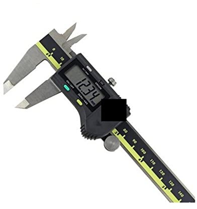ZKLGS Calibre Digital, Calibrador Digital LCD CALIPADORES VERNIERES 8InCH 0-200mm 500-197-20 Herramientas de medición electrónica de calibrador Acero Inoxidable