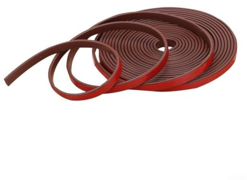 Bande d'étanchéité insonorisée pour portes et fenêtres, en caoutchouc de silicone avec design multi-chambres pour une meilleure isolation phonique (Q)