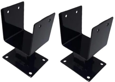 RNXRZANK 2 Pergola Connector Brackets, Post Anchor Connectors for Fence and