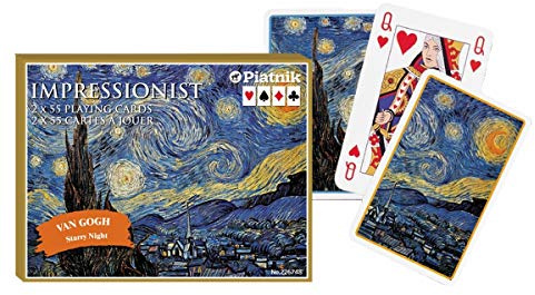 Piatnik 00 2267 2267 - Starry Night Van Gogh, Klein, Blau und Weiß und Gelb, 25.4 x 99.1 x 127 mm