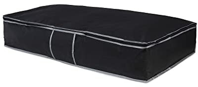 Compactor - Housse de rangement format extra plat dessous de lit, coloris noir – Rangement dessous de lit