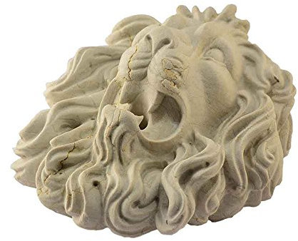 Arte 2000 - wandbrunnen lwe marmor botticino fiorito von hand geschnitzt - art_ma-27-bf