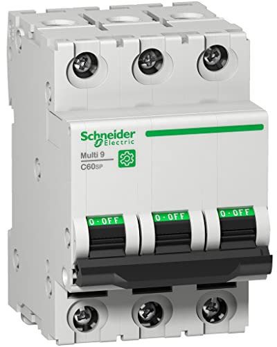 Schneider Electric Motorleistungsschalter Typ C, 3-polig 45A 277V Multi 9 DIN-Schienen-Montage