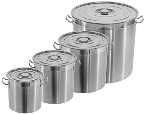 Kochtopf Suppentopf Topf Gastro Gastronomie Edelstahl 19-92L Größe 92 Liter