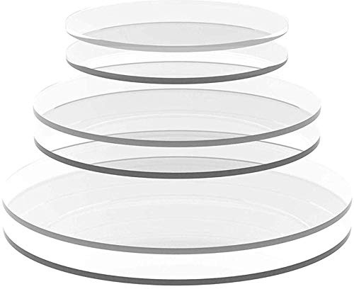 generico Dischi - Cerchi in PLEXIGLASS 5 MM - Diametro CM: 5/10/15/20/25/30/35/40/45/50/55/60/65/70/75/80/85/90/95/100 (Trasparente, Diametro 75 CM)