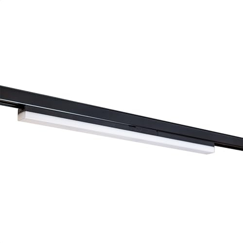 INNOVATE 3-Phasen LED Strahler Linearleuchte, 40W, 110°, ColourSwitch | 3Phasen Spots schwarz I LED Schienenstrahler Deckenstrahler Schienensystem Lampen I Lichtschienensystem Decke | Linearleuchte