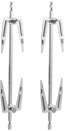 2St Drehspieß grillgabel Geflügelgabel Outdoor-Fritteuse Holzkohlegrills Heißluftfritteusen Küchengerät Fisch Fleisch gegrillte Gabeln ersetzen Bratpfanne Friteuse Ofen rotieren