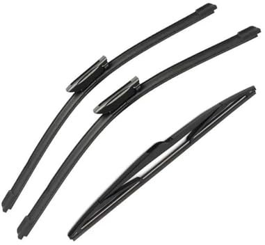 Für R&enault Für Captur Für Kaptur 2013-2016 3PCS Auto Wischer Vorne Heckscheibe Scheibenwischerblatt Zubehör Wischblätter (Farbe : 3 PCS)