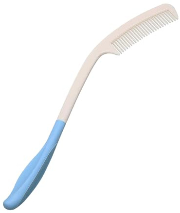 Spazzola per capelli con manico lungo, pettine lungo multifunzione delicato, elegante spazzola con manico lungo, bellissimo pettine con manico lungo per capelli lunghi per ragazze