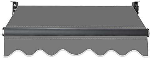 Ersatz Markisentuch Markisenstoff Markisenbespannung Terrasse Markiese Ersatzstoff Markise Balkon Ersatzvolant 2x1.5m(6.5x4.9 FT) Als Sonnenschutz, UV-Schutz, Regenschutz, Schneeschutz Rahmenlos Blau(