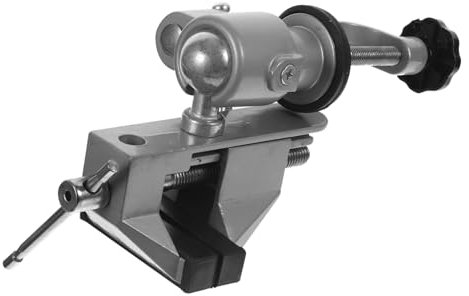 jojofuny Supporto Per Trapano A Colonna Con Morsa Da Tavolo Girevole A 360° Per Morsa Da Banco Per Lavorazione Del Legno