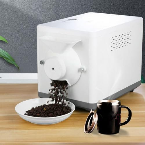 Machine À Rôtir Les Grains De Café Commerciale De 1 600 W, Capacité De 1 500 G, Machine À Rôtir Les Noix À 360° Avec Revêtement Antiadhésif, Température Réglable De 100 À 250 ℃, Pour Grains De Café