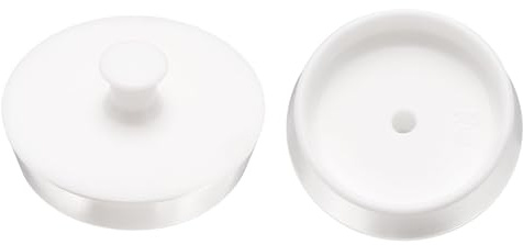QUARKZMAN 2 Stück Abflussstopfen Silikon Badewannenstöpsel 54mm bis 56mm | Küchenspülenabflussstopfen, Badezimmerabflussstopfen, Mit Griff, Für Wäsche Spüle Dusche Waschbeckenabdeckung