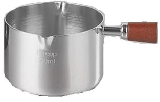 UZAMIRLEX Porcelain Gravy Sauce Boat, Gravy Boat Stainless Steel And Wood Sauce Cup Pepper Sauce Salad Dressing Multiple Capacities 60ML 80ML 125ML 250ML(XL)