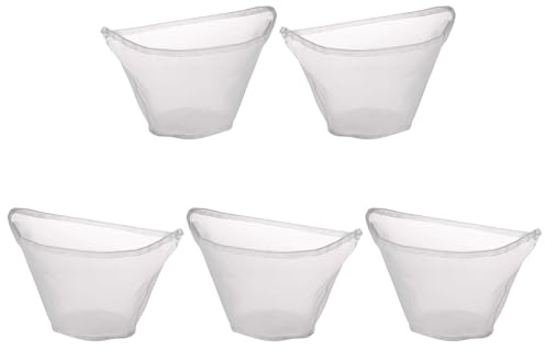 kokdid Confezione da 5 sacchetti grandi per latte di noci, riutilizzabili, per filtrare latte d'avena e garza, con design a maglia fine