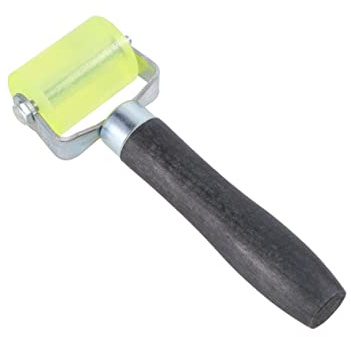TOBBOMEY Rubber Seam Roller mit Ergonomischem Griff Flexibler Andrückrolle für Tapeten Vinyl und Schalldämmung Langlebiges Material für Glatte Kanten und Effiziente Haftung bei
